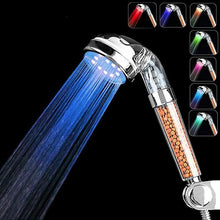 Load image into Gallery viewer, LED shower head with water filter