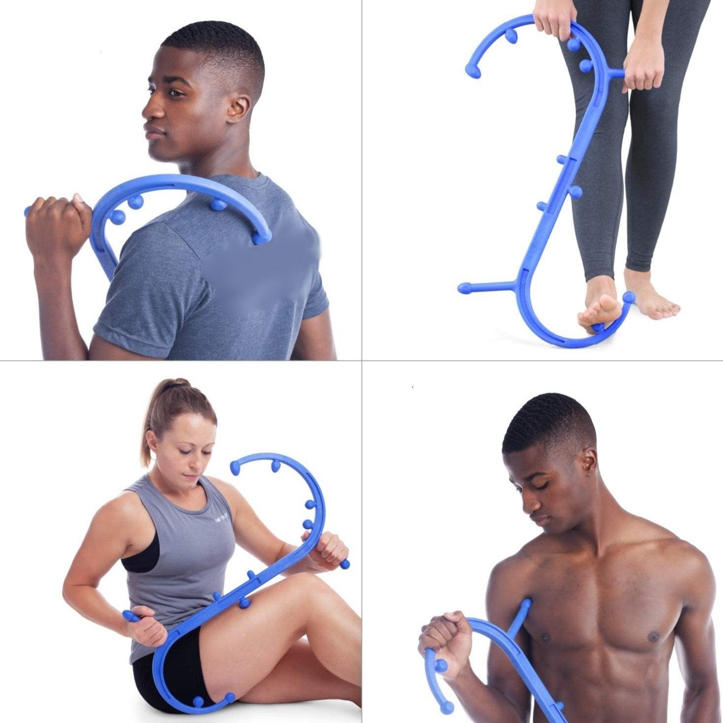 Self massager with therapeutic hooks – REVOLFRAC